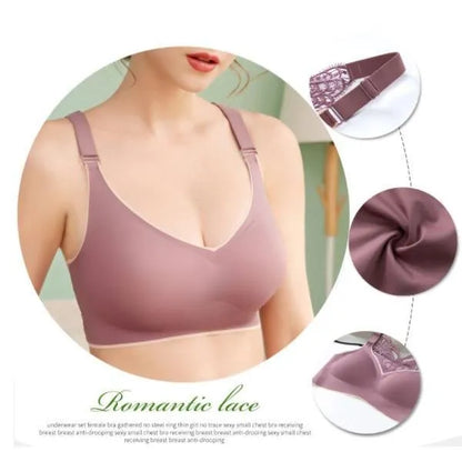 🎁Hot Sale 55% OFF⏳Butterfly Embroidery Wirefree Bra – Wire-Free Lift & All-Day Support ✨