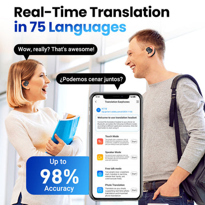 🎉Christmas SALE 50% OFF🎉🎧Smart Bluetooth Translation Earbuds