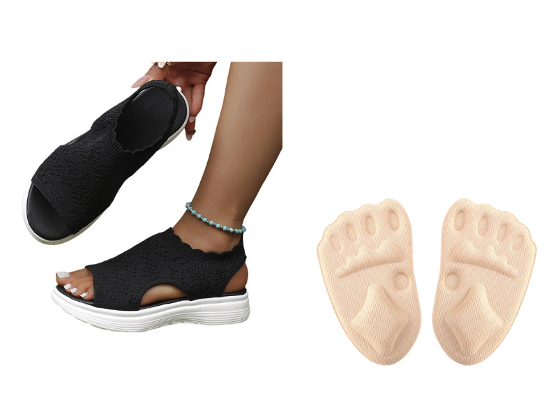 👡🌬️ Women's Breathable Knit Platform Sandals – Lightweight and Soft ✨