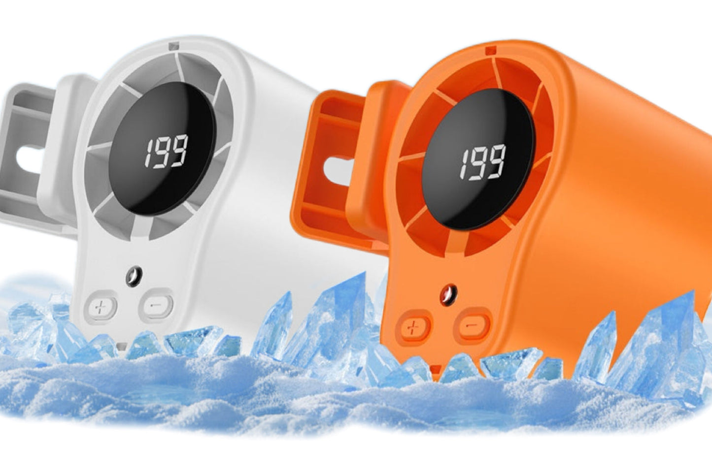 🔥HOT SALE 50% OFF🔥Hands-Free Personal Cooling Fan with LED Display🚗❄️Small fan. Big difference 😍