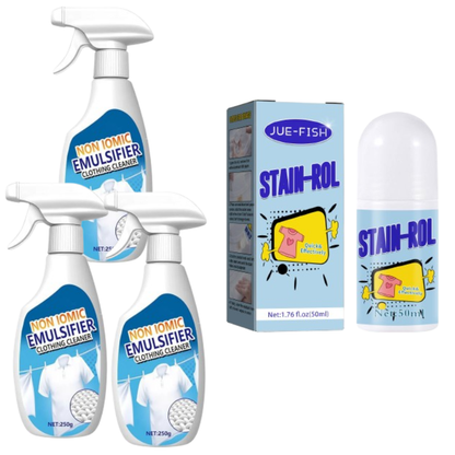 🔥 50 % RABATT! ⏰ Fleckenentferner für Kleidung – Entfernt Kaffee-, Wein- und Ölflecken in Sekunden! 🧼👕