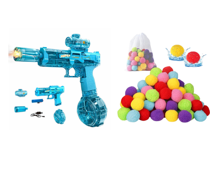 Electric Water Gun: Ice Mouse with Flashlight⚡💦🔥