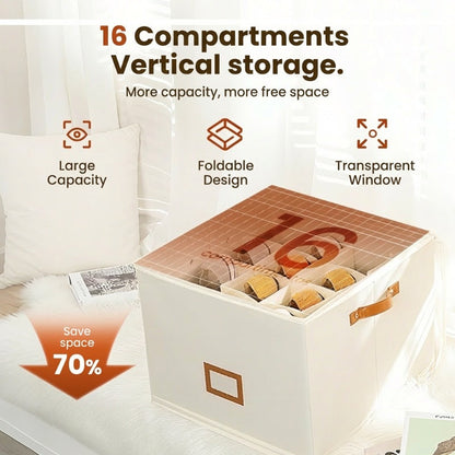 👟 Schuh-Organizer-Aufbewahrungsbox aus Stoff – faltbares Design, großes Fassungsvermögen, staubdicht & atmungsaktiv, platzsparend für Schrank & Schlafzimmer 🧺