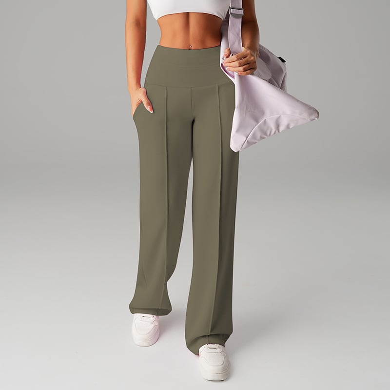 💃 Damenweite Hose mit geradem Bein – Bequem, vielseitig & klassische Passform – Perfekt für Freizeit & Büro 👜