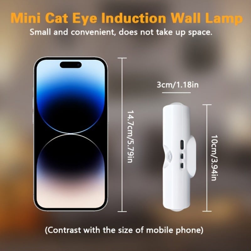 🎁LETZTE WOCHE SONDERPREIS 6,8 £!!⏳Wiederaufladbare intelligente LED-Bewegungssensor-Umgebungslicht
