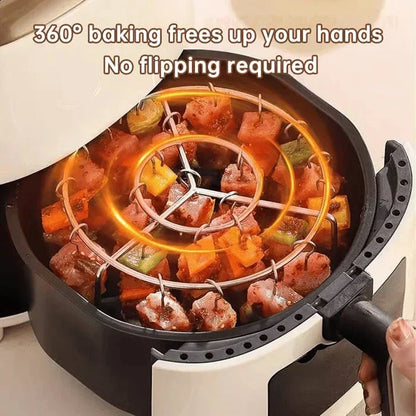 Gratis Verbrühungsschutzhandschuhe Für Eine Begrenzte Zeit🥩Heißluftfritteuse Vertikalspießgrill + Kostenlose Hitzebeständige Handschuhe 🍤