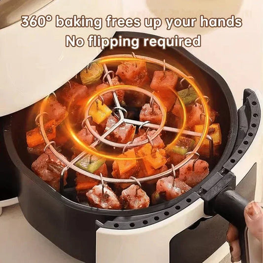 Free Anti-scald Gloves For A Limited Time🥩Air Fryer Vertical Kebab Grill + Free Heat Resistant Gloves 🍤