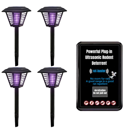 Solar-Powered 2-in-1 Mosquito Zapper & Garden Light🔥🦟 Bye Bye Mosquitoes – Hello Summer Nights! ☀️