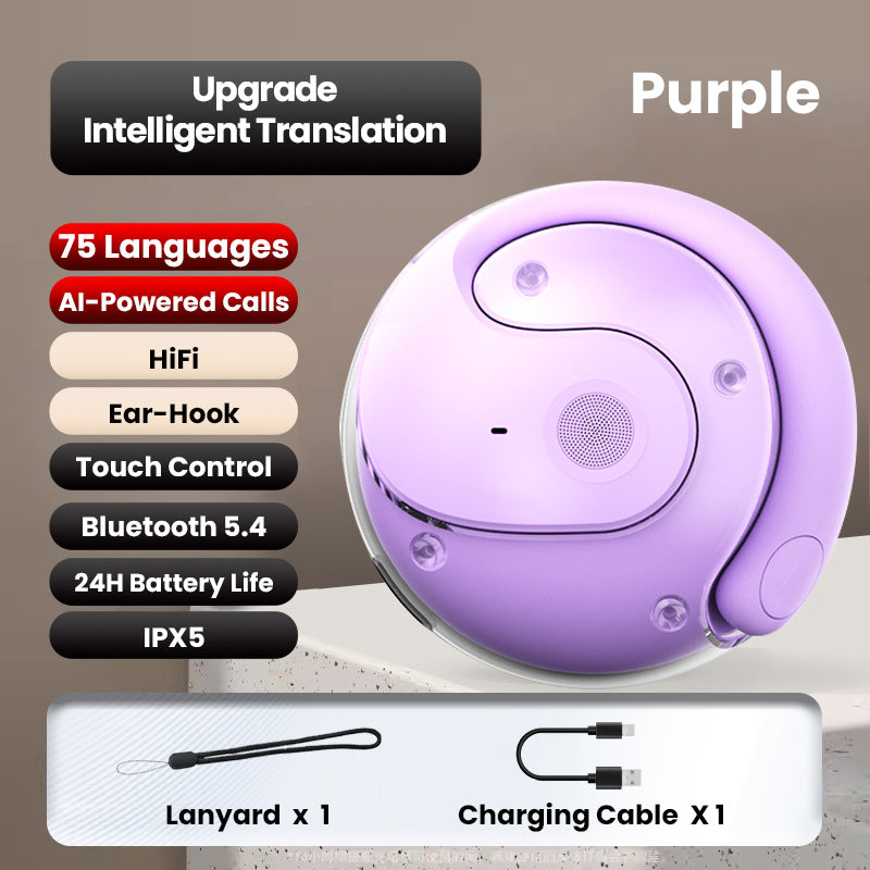 🎉Christmas SALE 50% OFF🎉🎧Smart Bluetooth Translation Earbuds