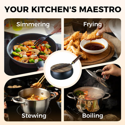 ⏳Limited-time 50% Off⏰Elevate Your Cooking With Uncoated Thick Iron Pot🍲✨
