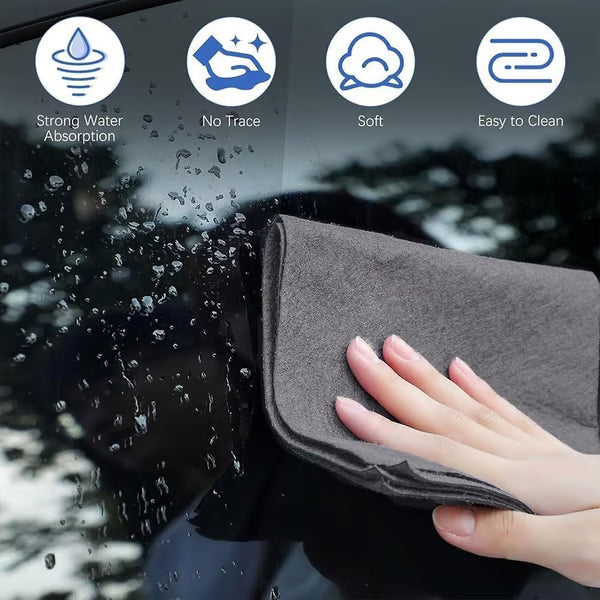 🌟Kitchen Essentials 🏠️🧼 One-Wipe Shine Magic Cleaning Cloth – No Fingerprints, No Water Marks!