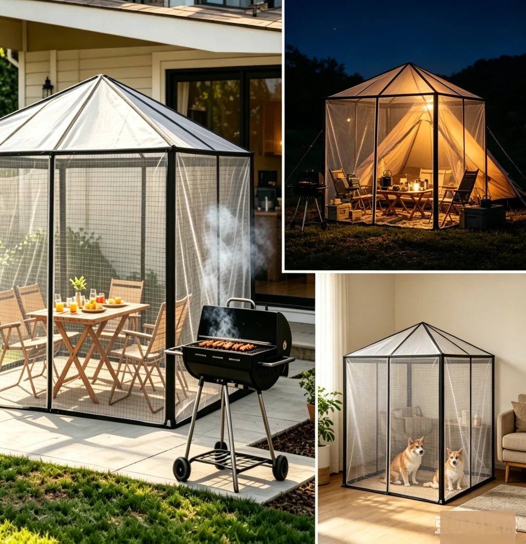 🔥HOT SALE  50%OFF🦟🚫2-Pack Bug-Proof Garage Door Screen🌿 Fresh Air In. Bugs Out. Summer Sorted 🔥
