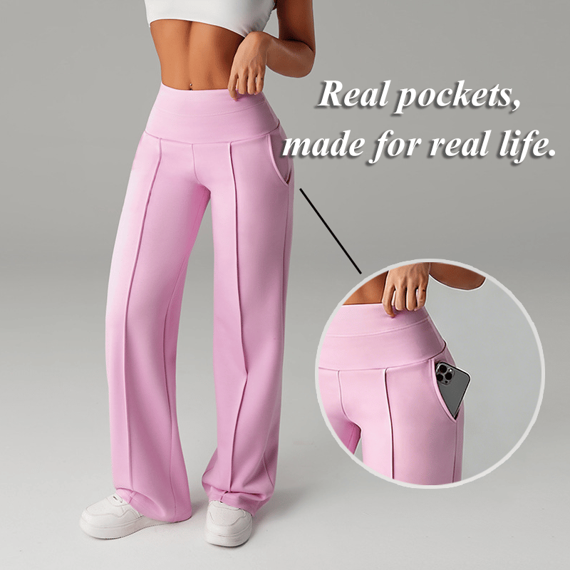 💃 Damenweite Hose mit geradem Bein – Bequem, vielseitig & klassische Passform – Perfekt für Freizeit & Büro 👜
