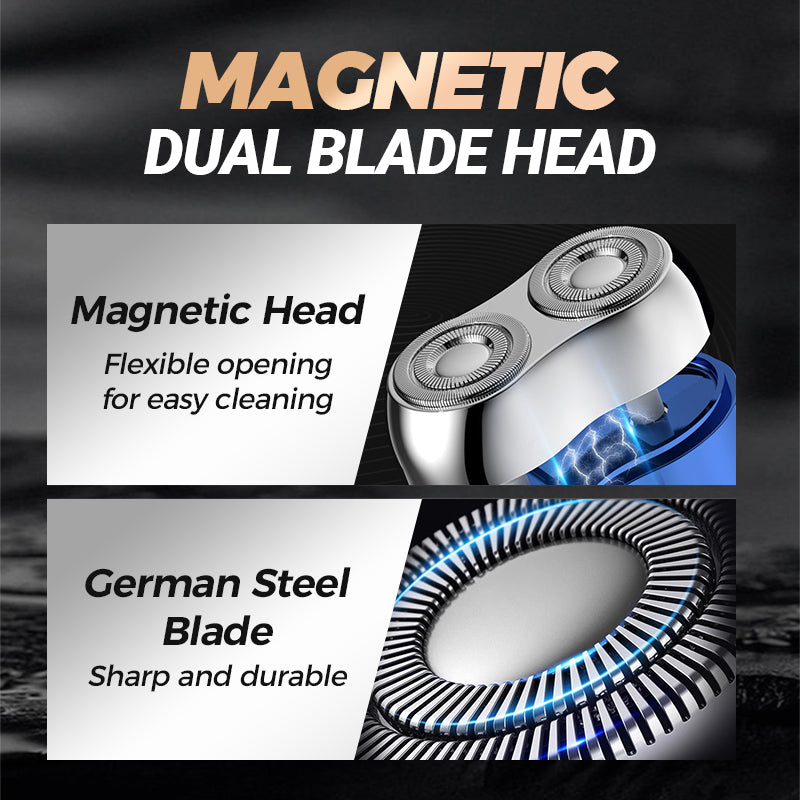 🏆New Year Specials 50% OFF🎁2026 New Upgrade✨Mini Double Head Electric Shave