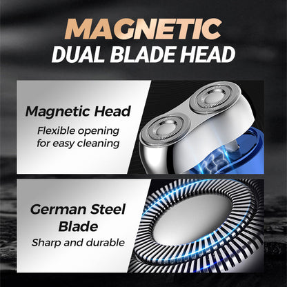 🏆New Year Specials 50% OFF🎁2026 New Upgrade✨Mini Double Head Electric Shave