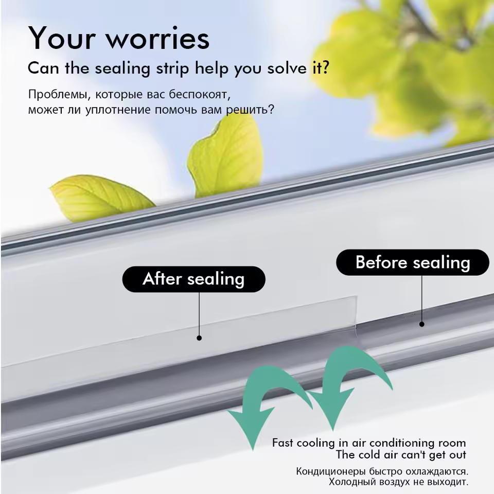 🏠Door Seal 5M – An end to dust, insects, and noise!💓