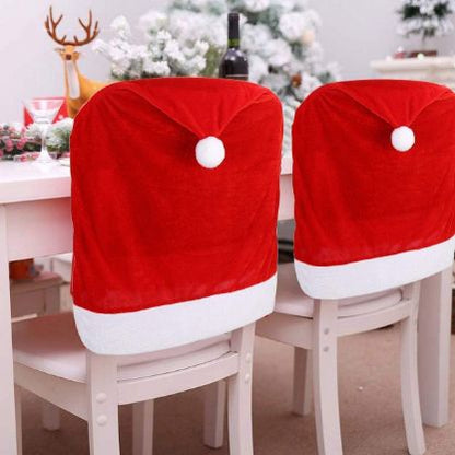 🎄 Winter Sale! Christmas Dining Chair Slipcovers — Cozy, Festive & Perfect for Holiday Dining ❄️🪑