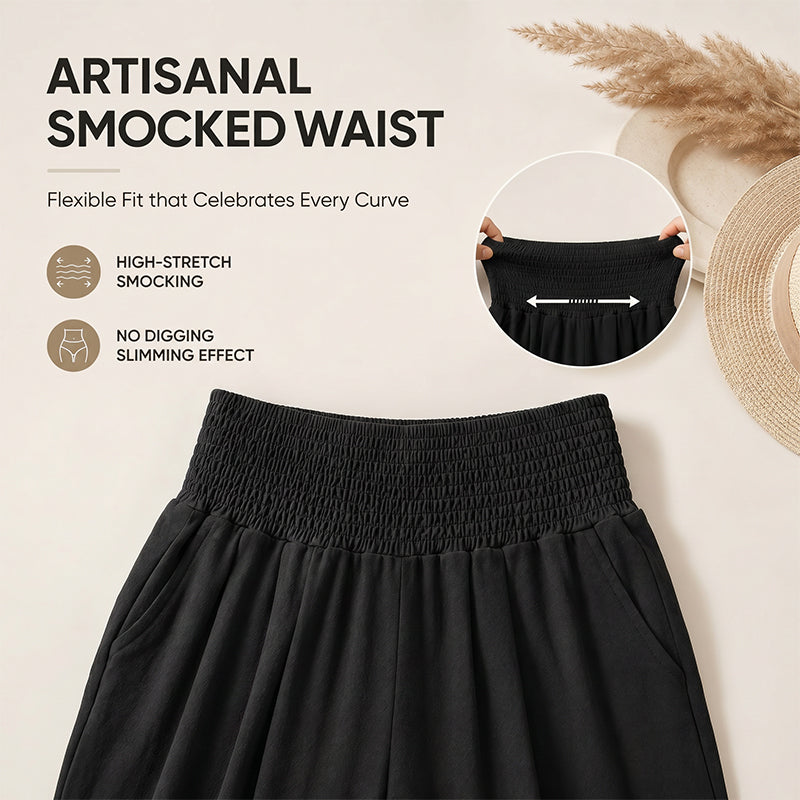 ☀️2026 HOT SALE 50% OFF🌿Lightweight Elastic Waist Crop Pants for Women