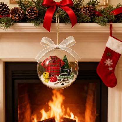 🔥Early Chrismas sale 49% off🔥🎄Holiday Sewing Snow Globe Ornament🎄