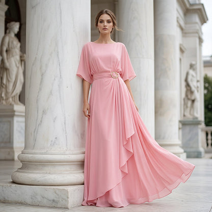 🥳2026 HOT SALE🥳💞50K+ SOLD!💥👵🌸 50% OFF! Flowing Cape Sleeve Top & Wrap Pants Set – Elegant Cape Sleeves, Flattering Wrap Front. Wide-leg Pants Elongate. Effortless Sophistication. 🕊️✨