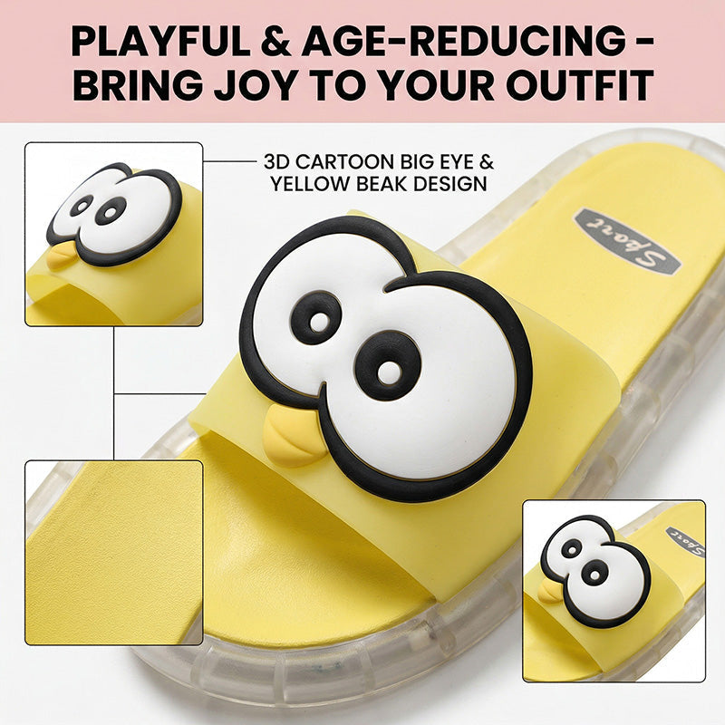 👣👣Cute Slippers With Cartoon Motifs That Glow