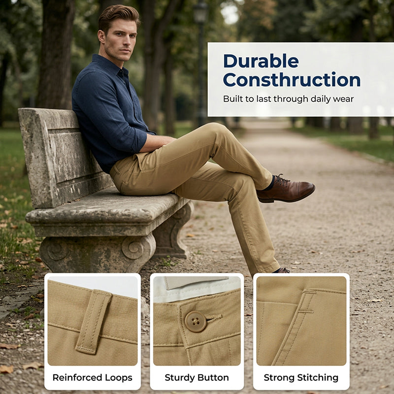 🌟Men's Casual Straight-Fit Pants👖 Comprehensively Enhance Your Personal Image