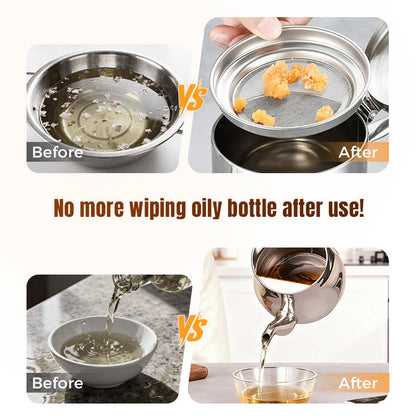 🔥Limited-Time Promotion 50% OFF🔥Stainless Steel Oil Filter Pot
