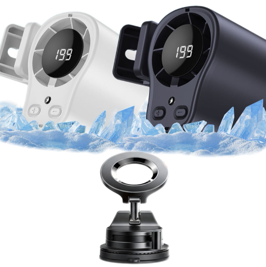 🔥HOT SALE 50% OFF🔥Hands-Free Personal Cooling Fan with LED Display🚗❄️Small fan. Big difference 😍