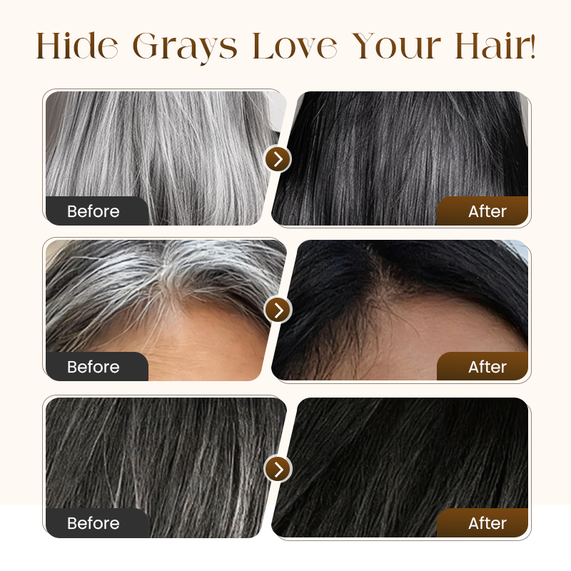✨ 2-in-1 Hair Dye Comb for Gray Hair |  Instant Root Touch-Up & Full Coverage 🎄🌟