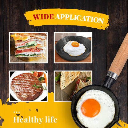 🍳Mini Nonstick Iron Pan 3.9”/10cm - Perfect Single-Serve Frying Pan✨