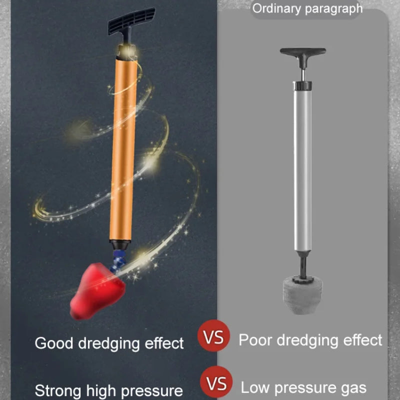 🚽High Pressure Toilet Plunger: Instant Unclogging, No Mess 💪