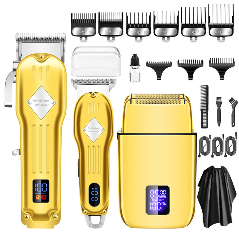 🔥HOT SALE - 50% OFF🔥Vintage Engraving LCD Digital Display Hair Clipper