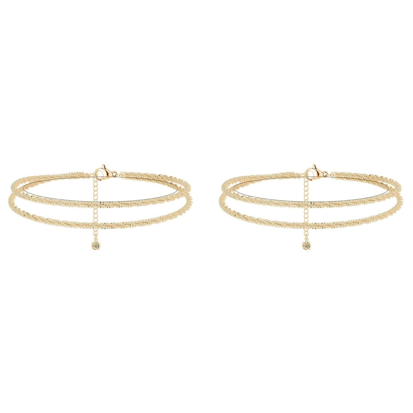 🥰Dainty Layered Waterproof Anklet🔥Buy 1 Get 1 Free