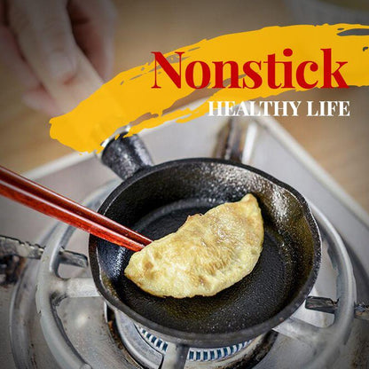🍳Mini Nonstick Iron Pan 3.9”/10cm - Perfect Single-Serve Frying Pan✨