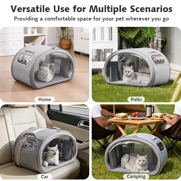🐾Luxury Space Capsule Style Air-Conditioned House – Keep Your Furry Friend Cool, Calm & Comfortable Anywhere✨