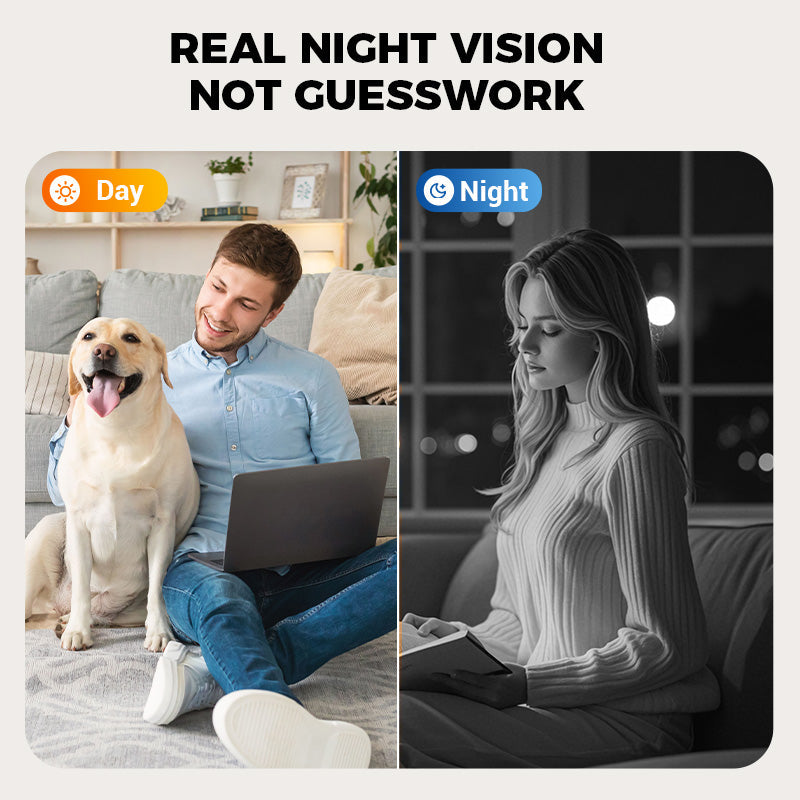 📹🌙 Mini Smart HD Security Camera – Night Vision, Motion Detection & Two-Way Audio 🔒