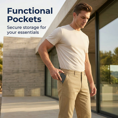 🌟Men's Casual Straight-Fit Pants👖 Comprehensively Enhance Your Personal Image