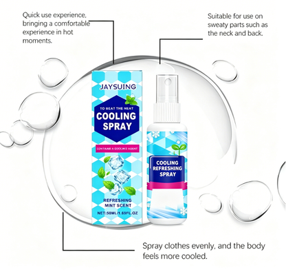 ❄️Instant Cooling Spray For Hot Weather Relief – Natural Peppermint Body Mist✨