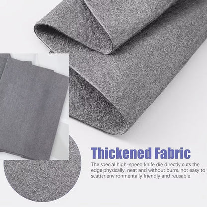 🌟Kitchen Essentials 🏠️🧼 One-Wipe Shine Magic Cleaning Cloth – No Fingerprints, No Water Marks!