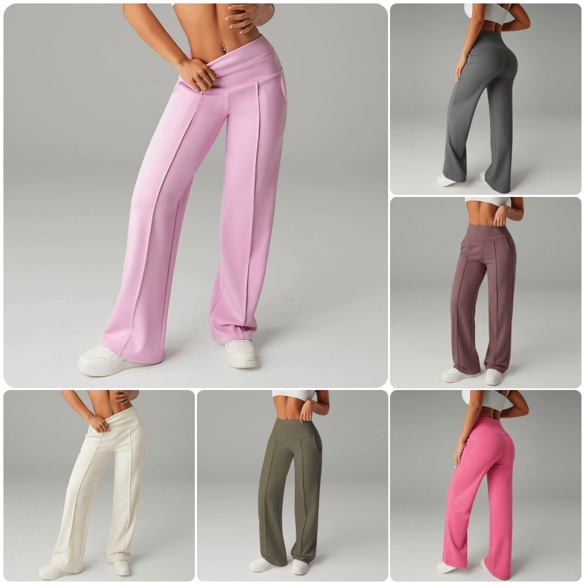 💃 Damenweite Hose mit geradem Bein – Bequem, vielseitig & klassische Passform – Perfekt für Freizeit & Büro 👜