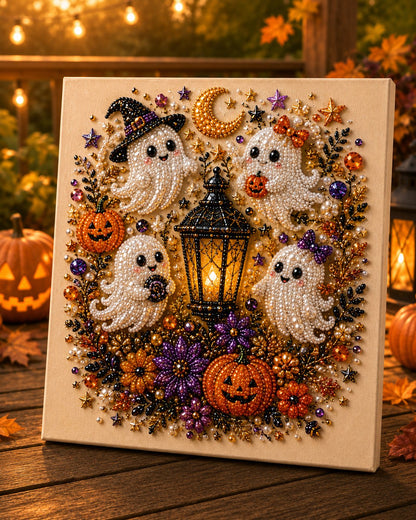 🔥 Letzter Tag 60% RABATT – 👻✨ Halloween-Perlenkunst-DIY-Kit – Verwandle winzige Perlen in schaurig-süße Magie