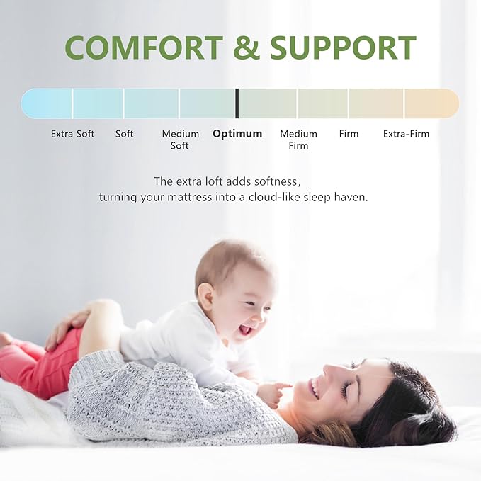 ⏰🔥LIMITED TIME 50% OFF! 💚 Premium Bamboo Viscose Twin Mattress Topper – Extra Thick 1200 GSM Quilted Pillow-Top for Ultimate Back Comfort 🛌🌸