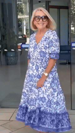 💝Heißer Verkauf💝👗Gemütliches Boho-Kleid mit V-Ausschnitt im neuesten Stil✨