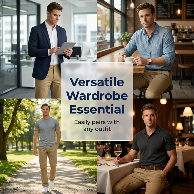 🌟Men's Casual Straight-Fit Pants👖 Comprehensively Enhance Your Personal Image