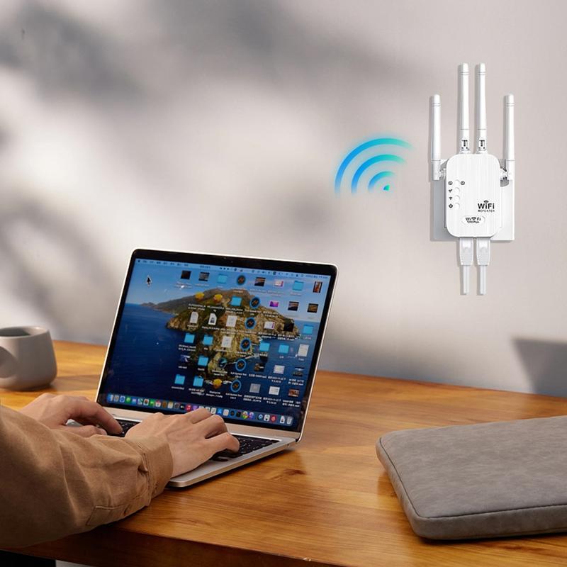 🔥2026 Hot Sale 🎁1200Mbps Dual Band (5GHz/2.4GHz) WiFi Extender Covers 10,000 sq. ft & 50 Devices