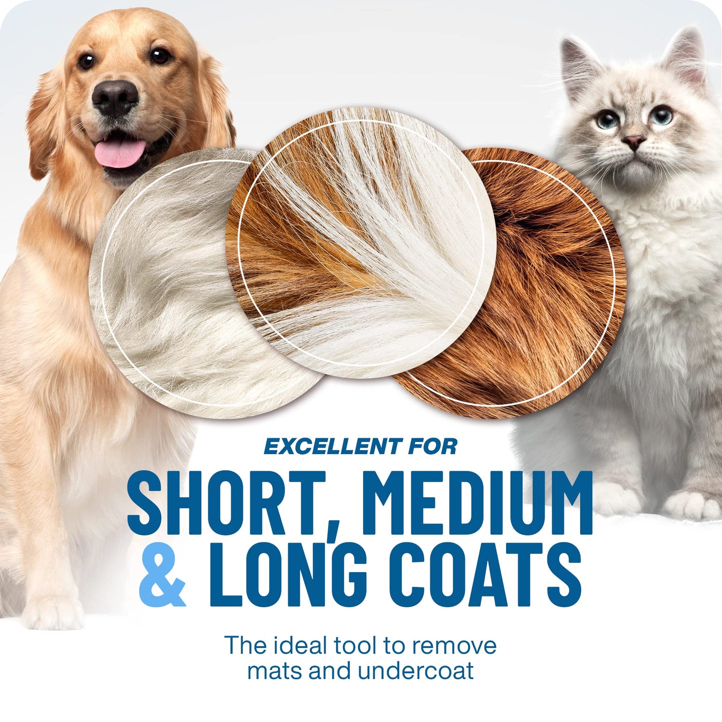 ⏰🔥LIMITED TIME 50% OFF! 🐾 Professional Deshedding Tool for Dogs & Cats – Gentle, Efficient & Fur-Free Home ✨💖