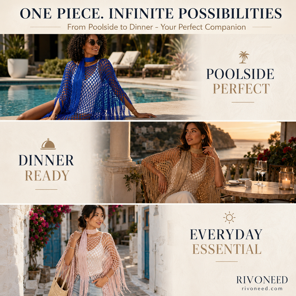 🏆 Sonderpreis letzter Tag 💲12.8! 💐 Sommerliches Metallic Häkel-Cover-Up – leicht, fließend & mühelos stylisches Sommer-Outfit