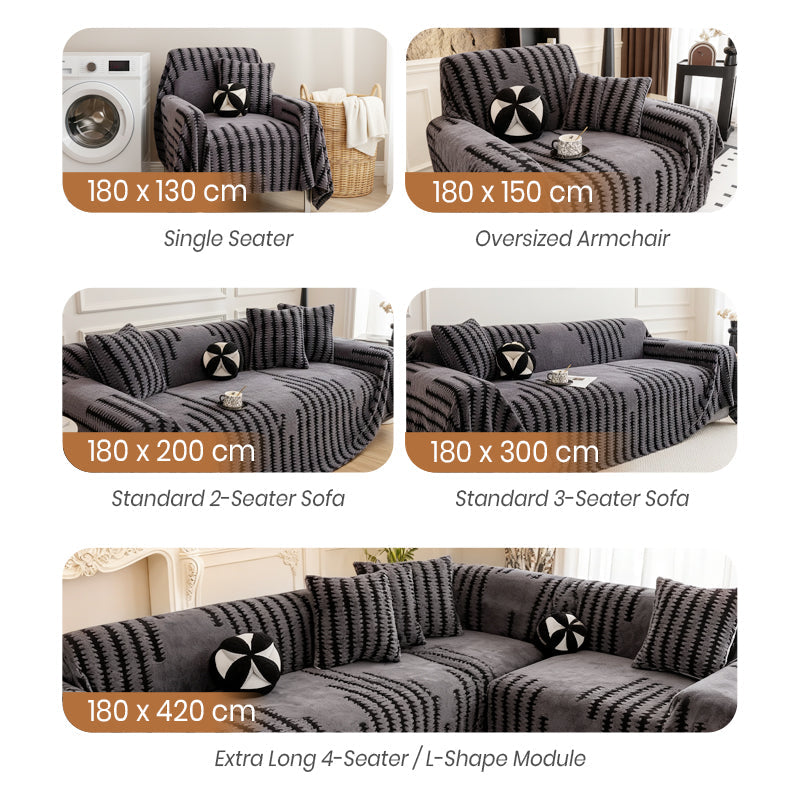 ⚡30K+ SOLD! ⚡Soft Plush Non-Slip Couch Cover