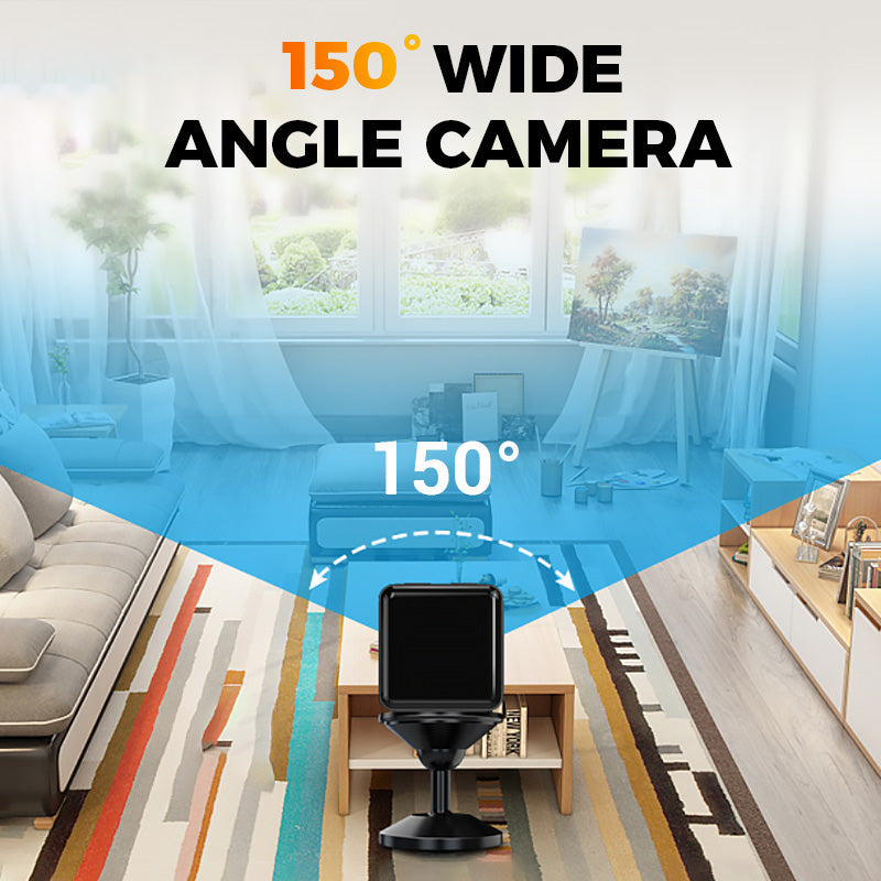 📹🌙 Mini Smart HD Security Camera – Night Vision, Motion Detection & Two-Way Audio 🔒