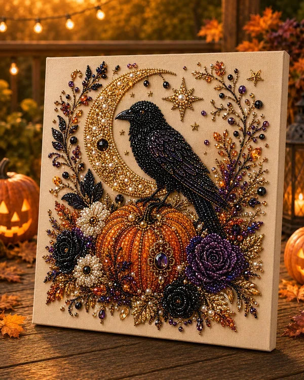 🔥 Letzter Tag 60% RABATT – 👻✨ Halloween-Perlenkunst-DIY-Kit – Verwandle winzige Perlen in schaurig-süße Magie